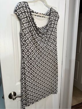 EUC Tory Burch Sheath Dress Cowl Neck - XL